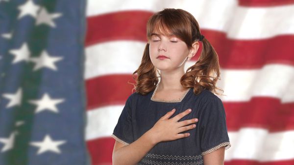 'Liberals suck!': Conservatives freak out after sci-fi TV show omits 'under God' from pledge