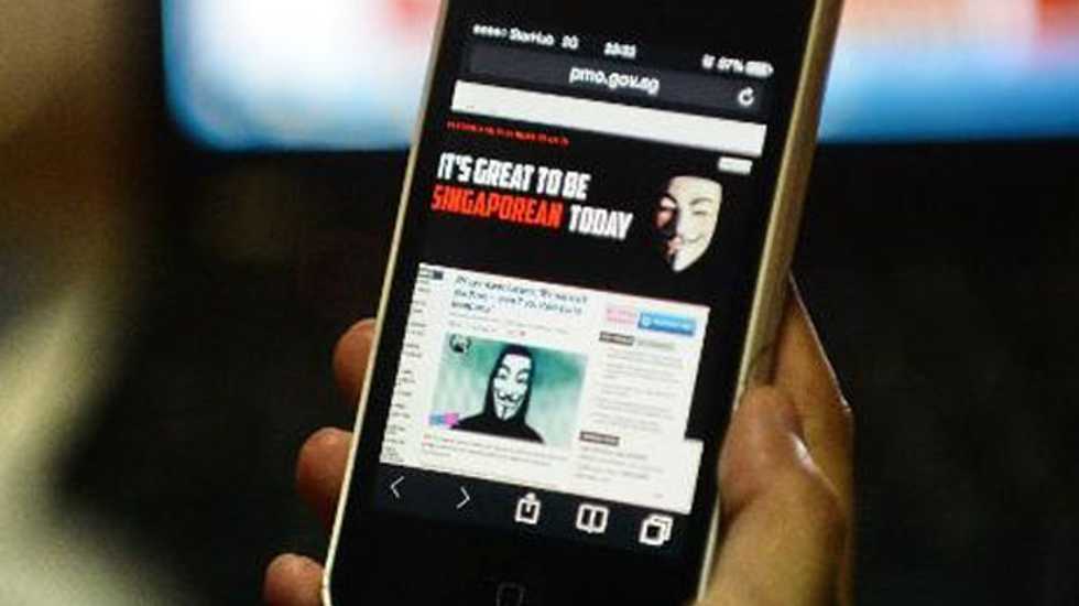 'Anonymous' hacks and defaces website of Singapore's prime minister