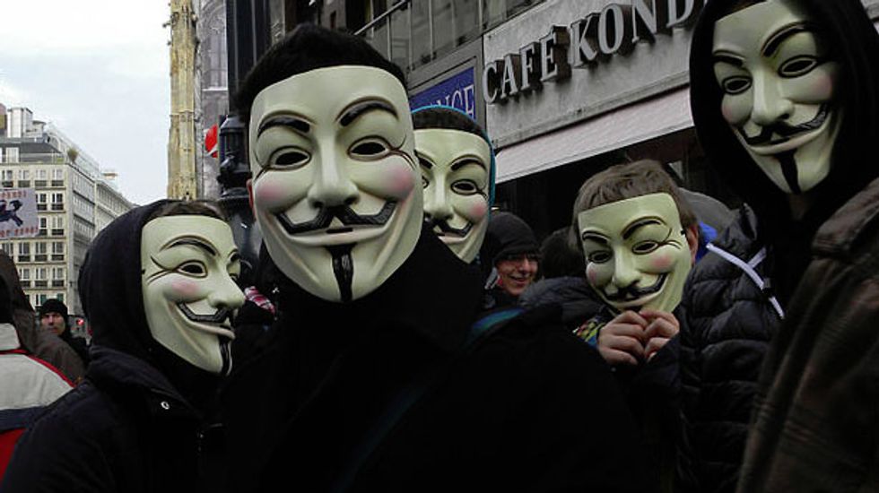 Anonymous warns Ferguson police and KKK in new video: 'We are the law now'