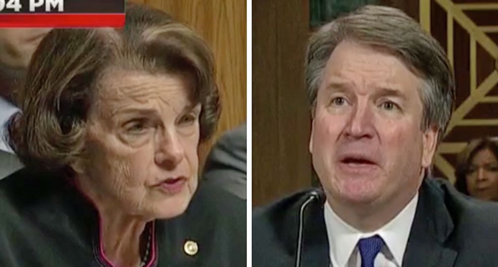 Brett Kavanaugh loses it and yells at Dianne Feinstein when asked why he didn't request an FBI investigation