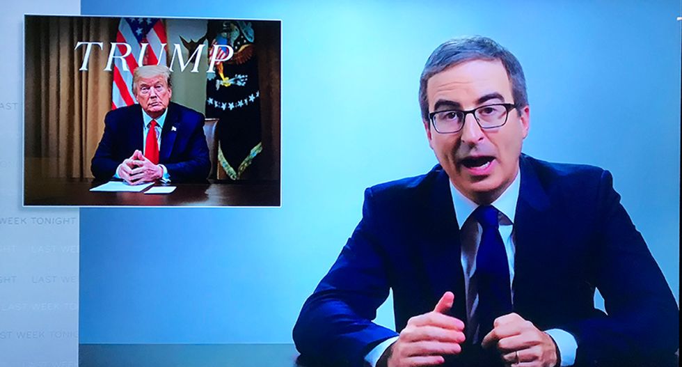 John Oliver blisters Donald Trump for trying to draft everyone to be 'warriors -- then make their deaths not count'