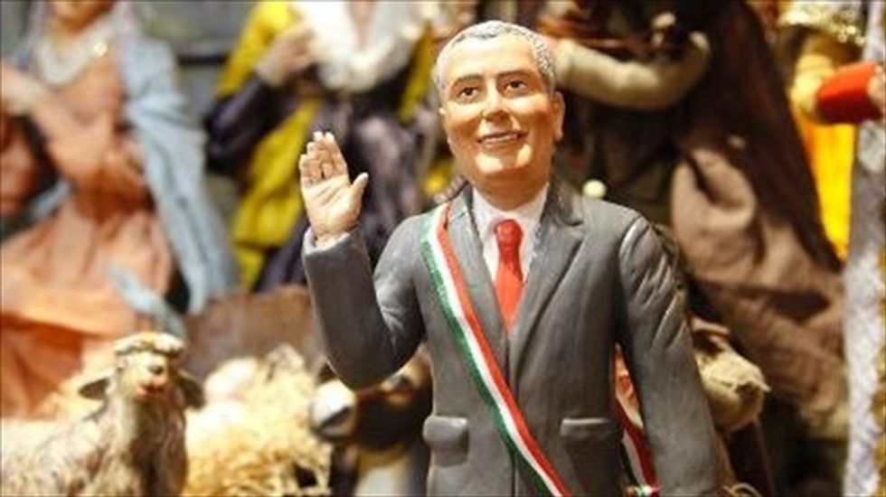 NYC mayor de Blasio turned into Nativity figurine in Italy