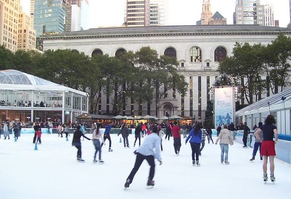 Two men shot at New York's Bryant Park ice rink