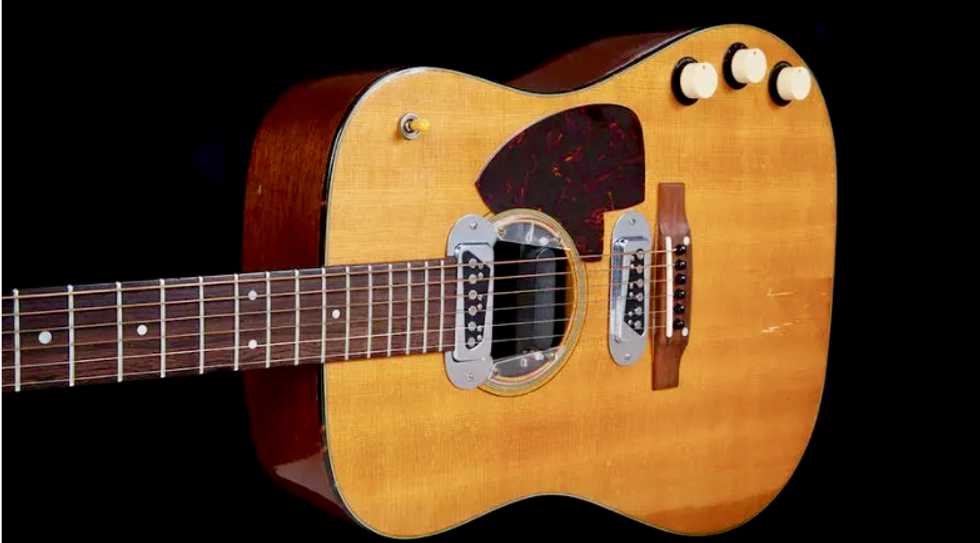 Kurt Cobain's 'Unplugged' guitar up for auction starting at $1 million