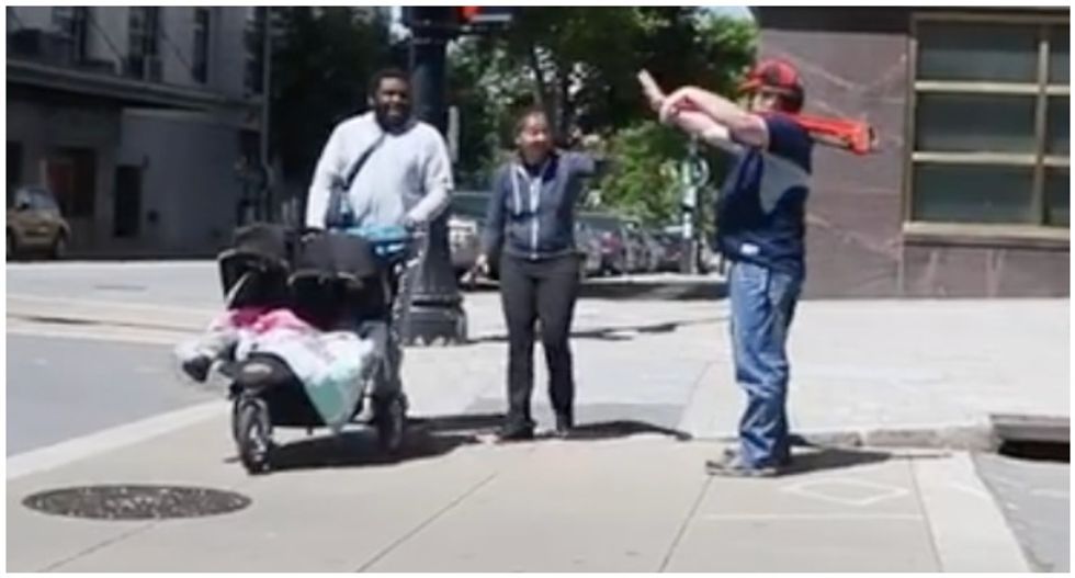 WATCH: Video captures tense confrontation between black family and anti-lockdown protester
