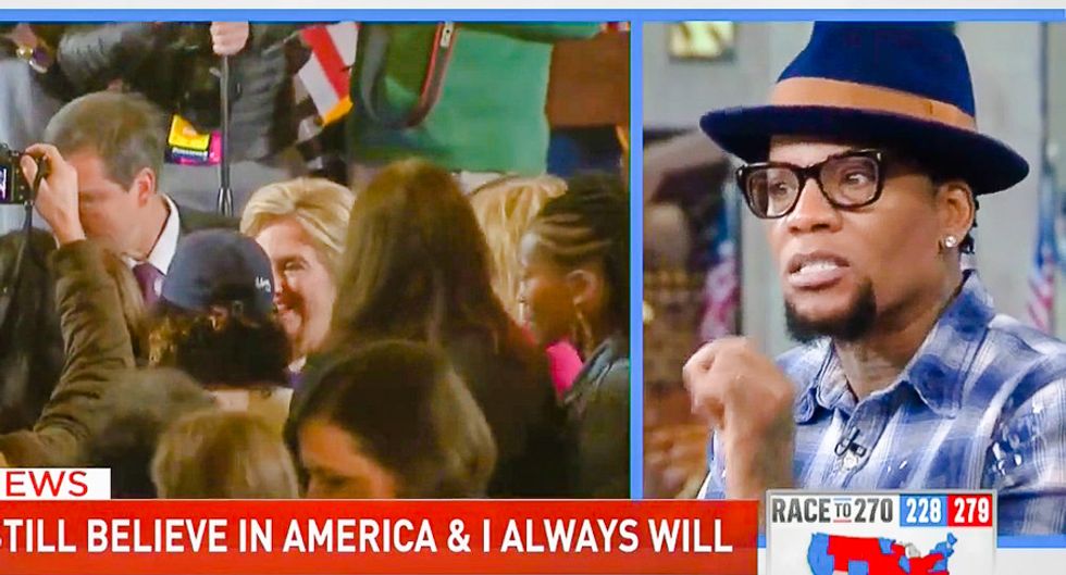 D.L Hughley tells America to come to grips: 'Obama was what we aspire to be, Trump is who we are'