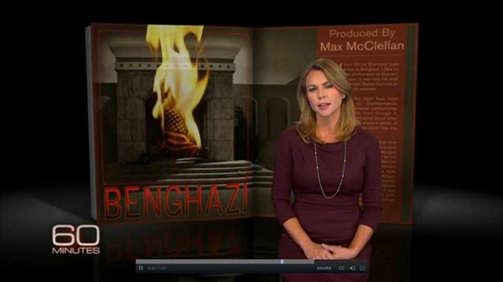 60 Minutes' Lara Logan offers correction on Benghazi story; 'We made a mistake'