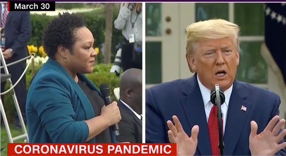 Trump smacked down by CNN with supercut of him melting down when grilled by female reporters