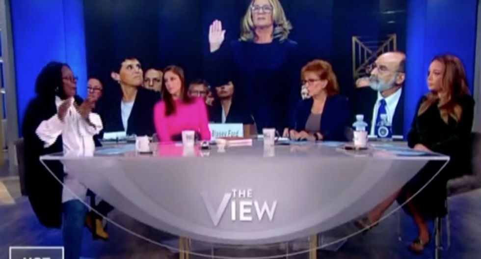 The View panel blows up on Kavanaugh for throwing temper tantrum during sex assault testimony