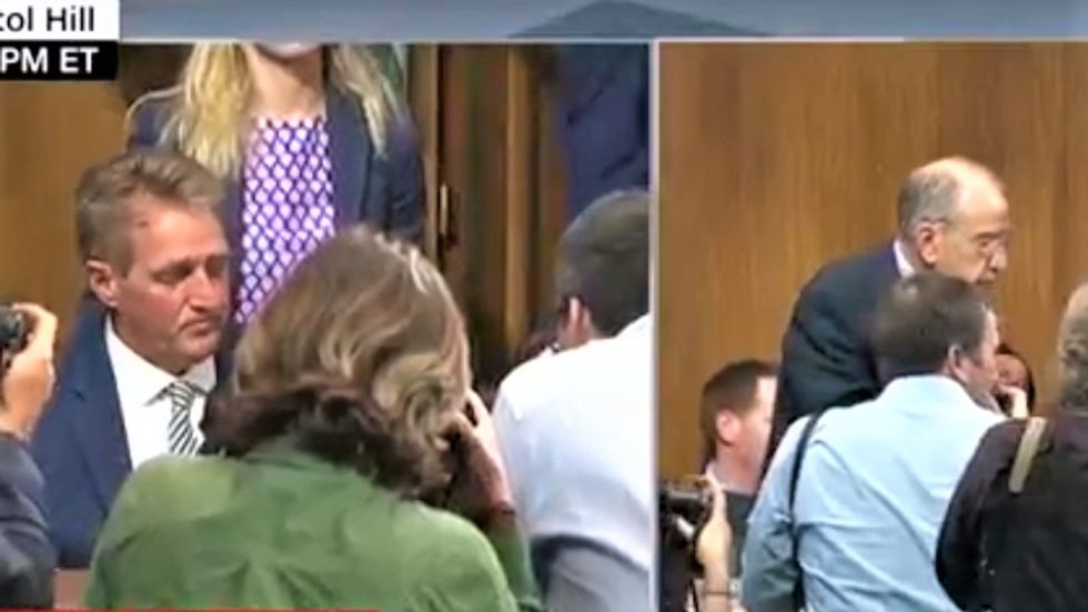 Judiciary hearing descends into chaos as Grassley pulls plug to avoid vote on Kavanaugh probe