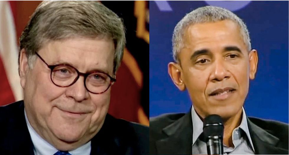 'We may see an accomplice': Ex-FBI official warns Barr could try to indict Obama team to win the 2020 election
