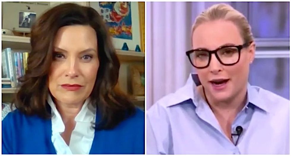 The View’s Meghan McCain questions Whitmer’s authority after Michigan gov says she fears an outbreak of political violence