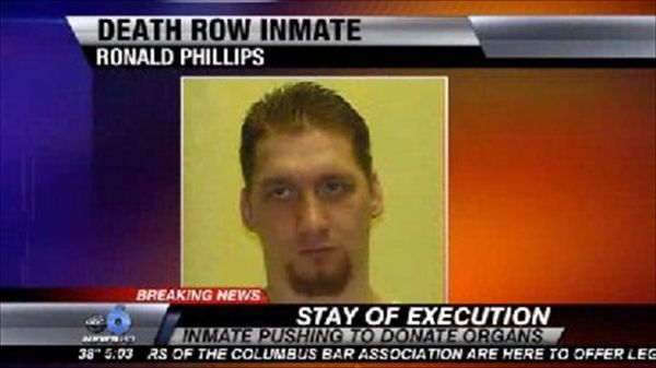 Child killer's execution delayed after his organ donation offer