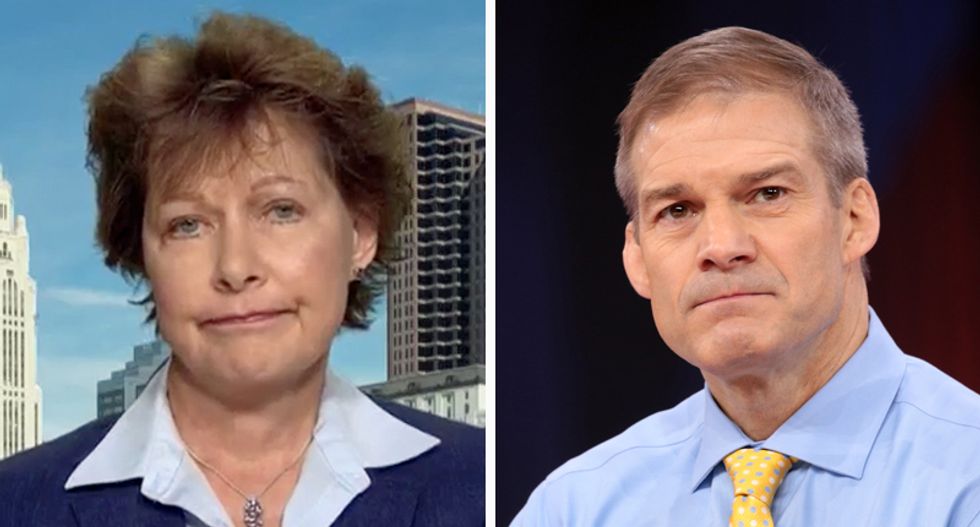 WATCH: Domestic abuse survivor challenging GOP's Jim Jordan slams men who 'turn a blind eye' to sex assaults