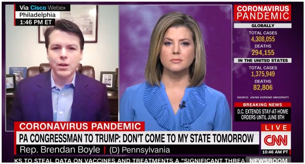 Lawmaker slams Trump for creating coronavirus ‘confusion’ with ‘thinly veiled campaign rally’ in Pennsylvania