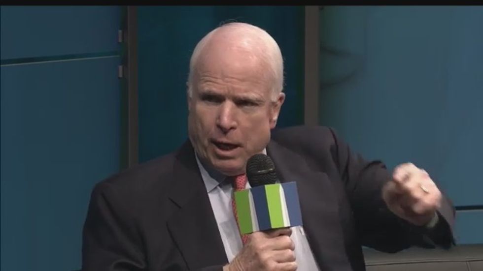 McCain rips Cruz over shutdown: 'Stop! You're wrong, you're crazy!'