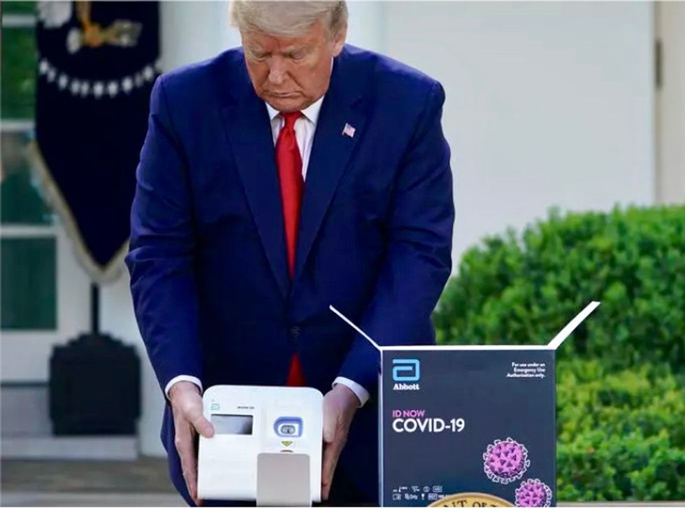Doctor fighting fraud charge cites Donald Trump in his defense of doling out COVID-19 drug