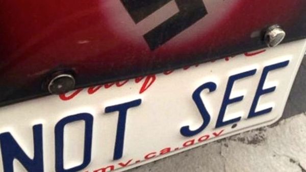 California school bus driver suspended over personalized 'not see' license plate