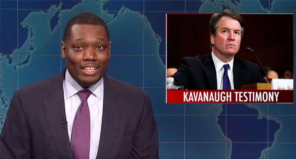SNL's Michael Che destroys GOP over Kavanaugh debacle: 'Pick another dude from your Illuminati lizard meetings'
