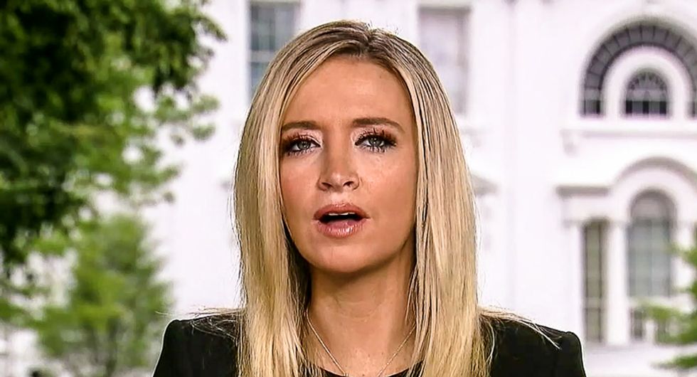 Trump infamously put kids in cages — but Kayleigh McEnany says Democrats will ‘lock our children away’