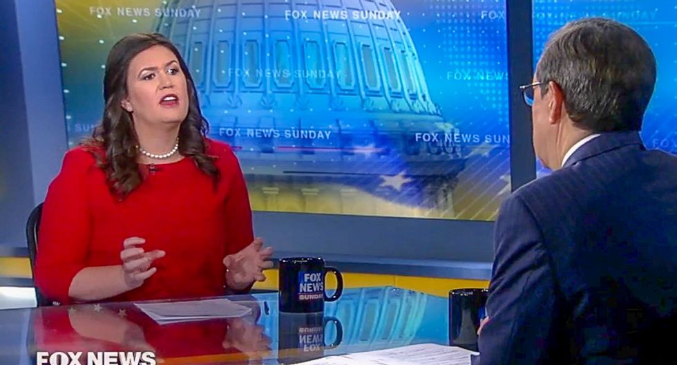 Chris Wallace roasts Sarah Sanders: How can you call Dr. Ford 'compelling' and still support Kavanaugh?
