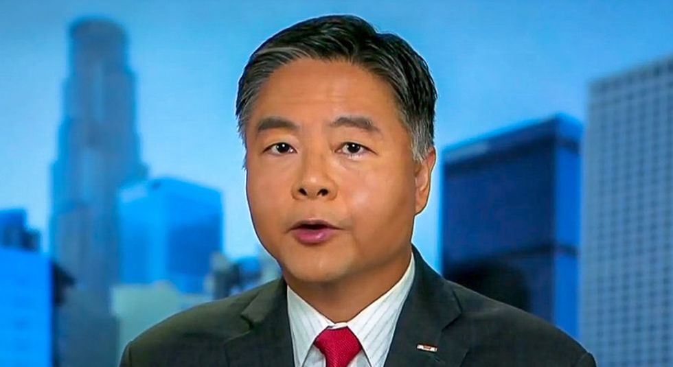 Ted Lieu rips Trump over 'go back' slur: 'I will still be in Congress after your racist a** leaves'