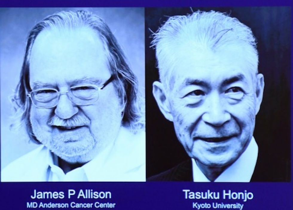 US, Japanese pair win Nobel Medicine Prize for cancer therapy