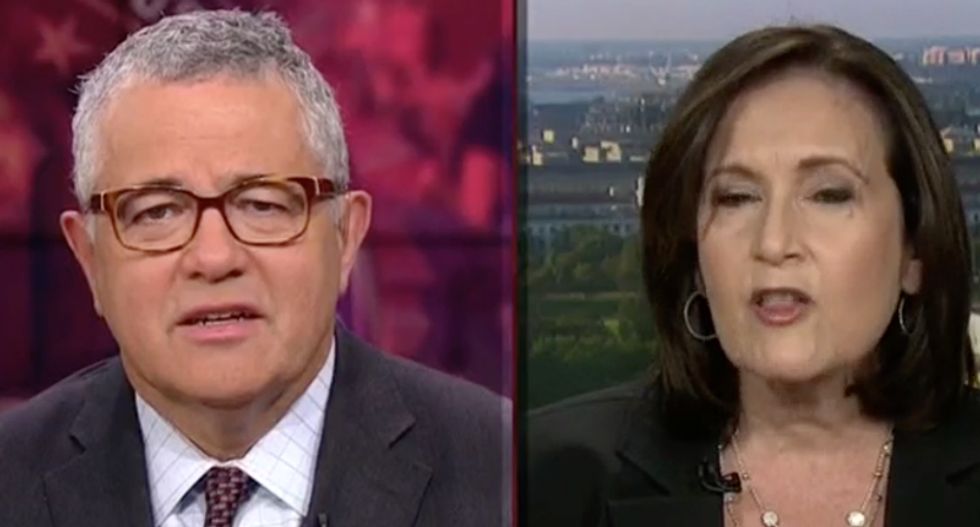Kavanaugh backer snarls at CNN's Toobin for mentioning how Merrick Garland was treated by GOP