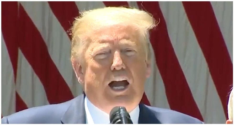 ‘It causes drugs – it causes suicide’: Trump defends his push to end coronavirus restrictions as reporters grill him