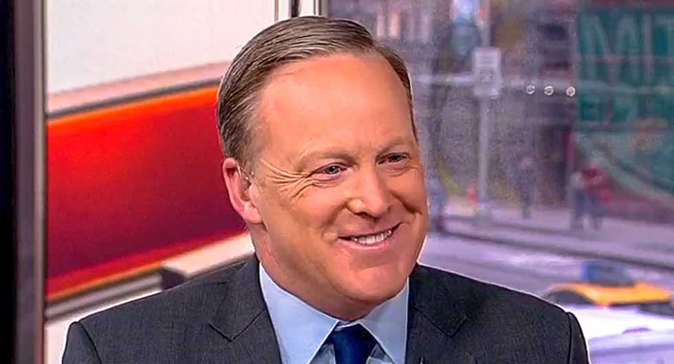 ‘Ultimate grifter’ Sean Spicer doused in mockery for selling Valentine’s Day messages for $199