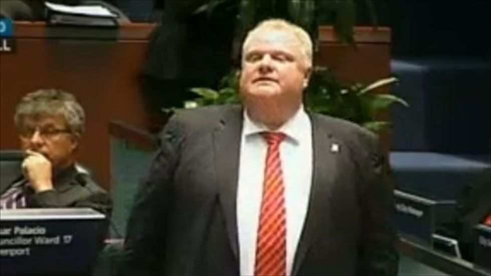 'Man smells like ganja': Watch Toronto's crack-smoking mayor dancing at a church service