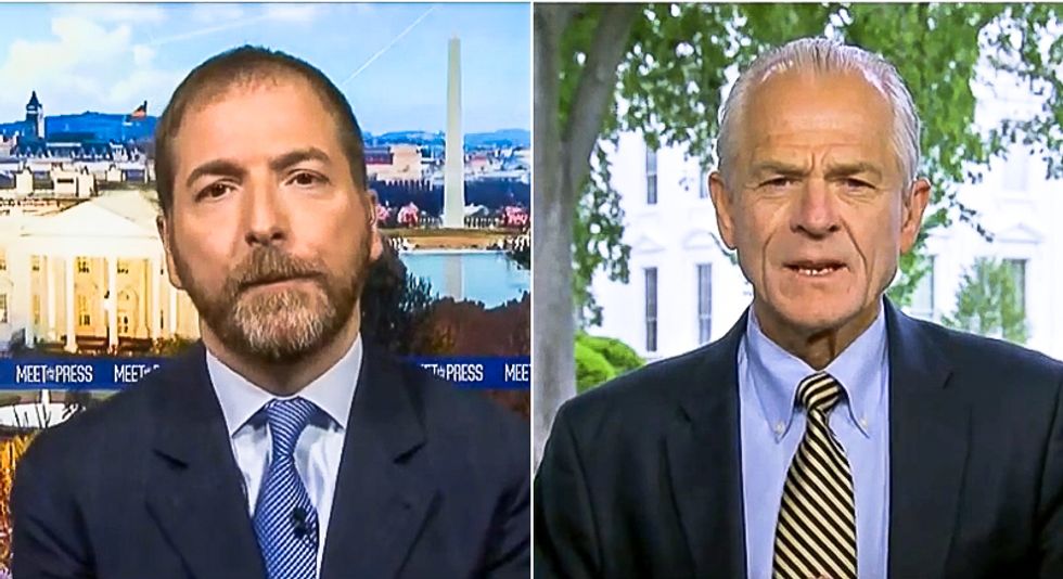 Chuck Todd repeatedly allows Trump adviser Peter Navarro to call pandemic the 'China virus'