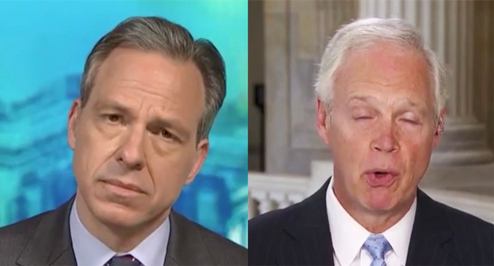 CNN's Tapper forced to shut down and fact check GOPer Ron Johnson during Russia conspiracy rant