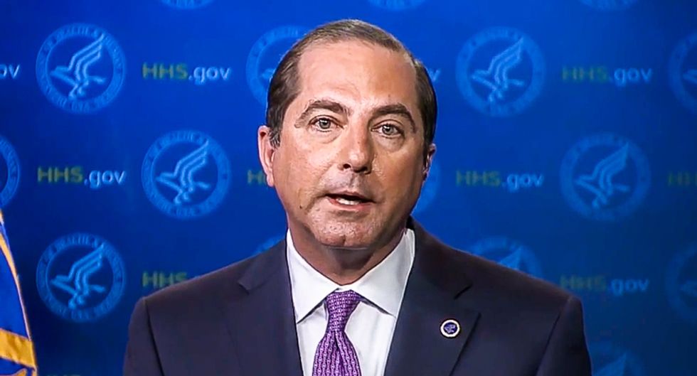 As COVID-19 infections increase on Capitol Hill, HHS Secretary Azar says public health protocols don't apply to president's inner circle
