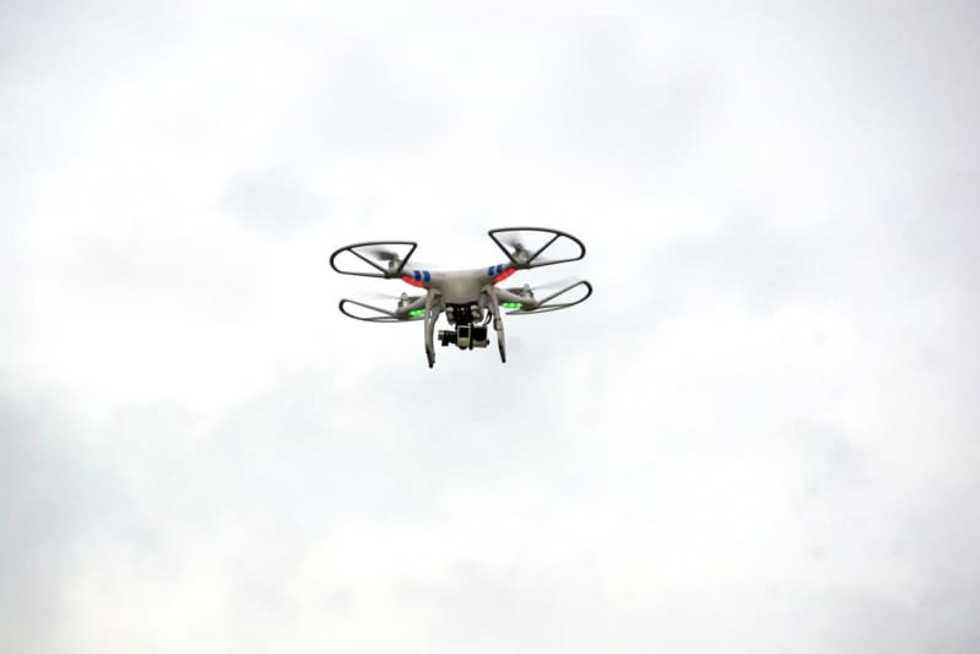 Did that drone just tell us to stay 6 feet apart?