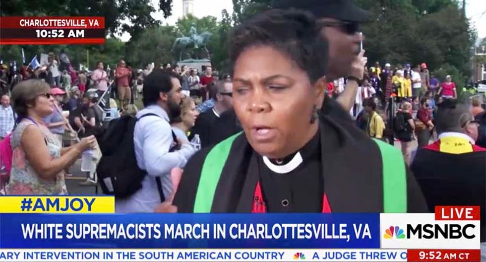 'Gotta go, gotta go!': Black pastor bolts Joy Reid live interview as white nationalists attack fellow pastors