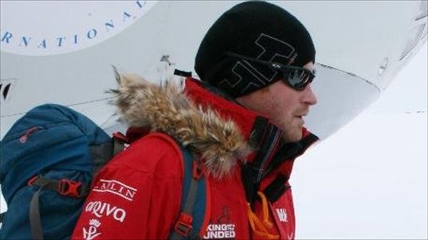 Prince Harry lands in Antarctica ahead of South Pole charity trek