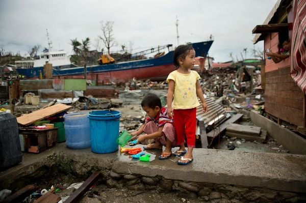 Philippines typhoon aftermath: '1.5 million children are at risk of acute malnutrition and close to 800,000 pregnant and nursing mothers need nutritional help'