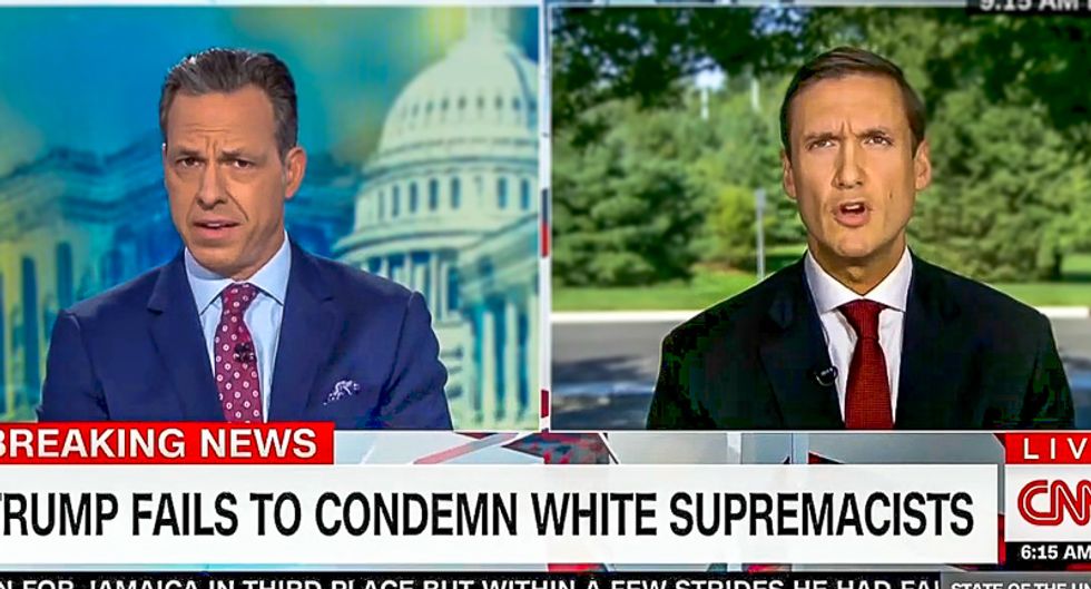 Trump adviser tries to school Tapper -- and gets pounded: 'How many people did the counter-protesters kill?'