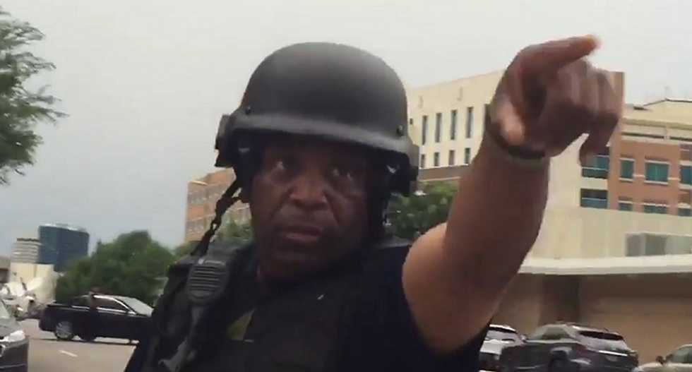 Dallas police headquarters on lockdown Saturday after report of masked man in parking area