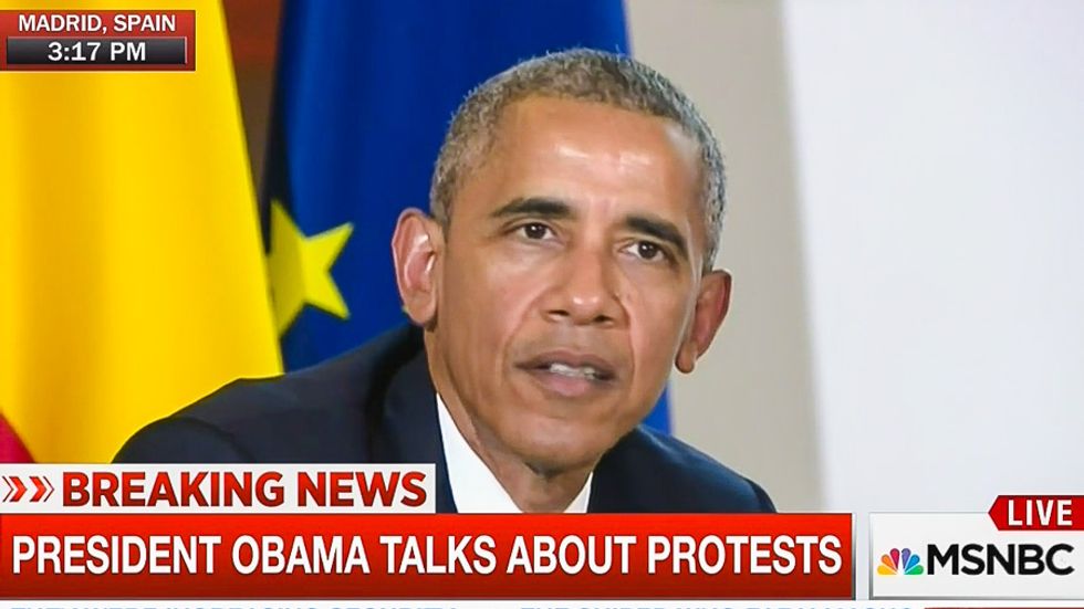 Obama: People who attack police 'are doing a disservice to the cause' of Black Lives Matter