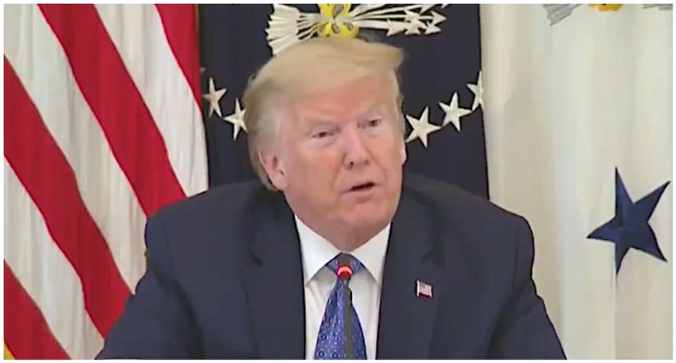 Trump attacks female reporter as a ‘rude person’ for asking him about ‘historic economic despair’