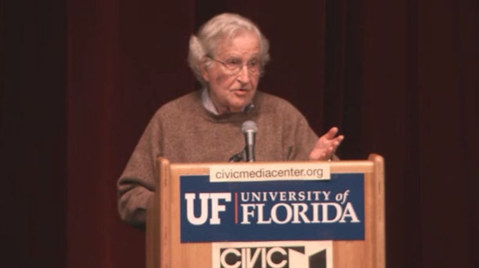 Noam Chomsky slaps down 9/11 truther: People spend an hour on the Internet and think they know physics