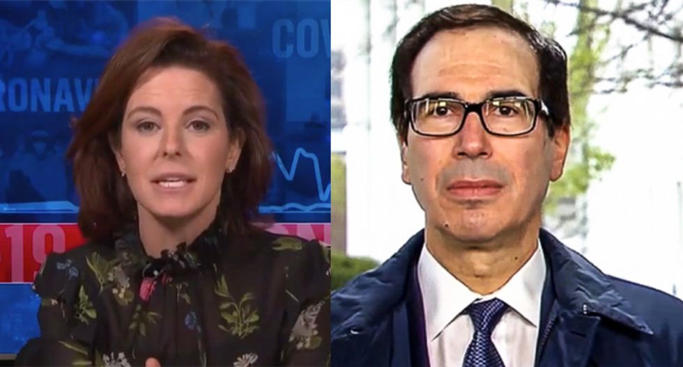 Mnuchin slammed by MSNBC's Ruhle for not cracking down on COVID-19 corporate fraud