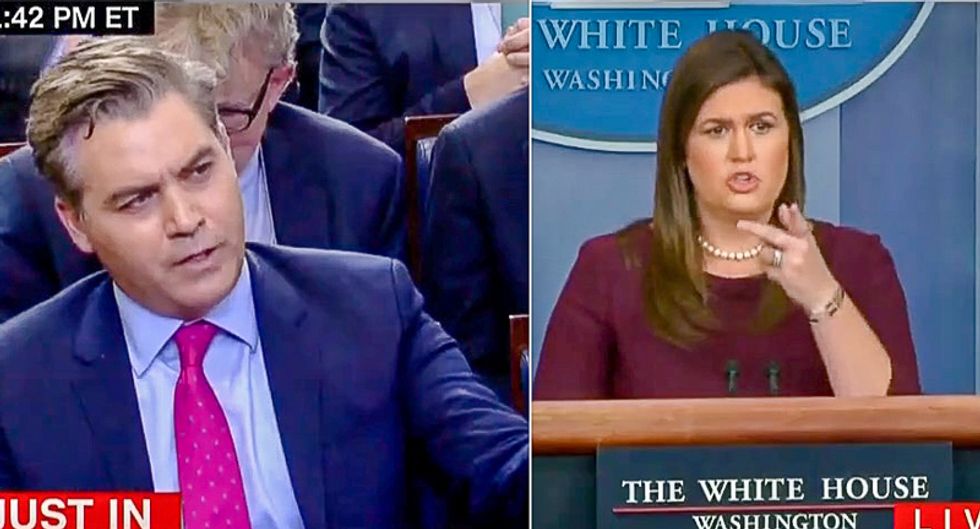 CNN's Acosta calls out Sarah Sanders: 'I think there have been many occasions when you don’t state the facts'