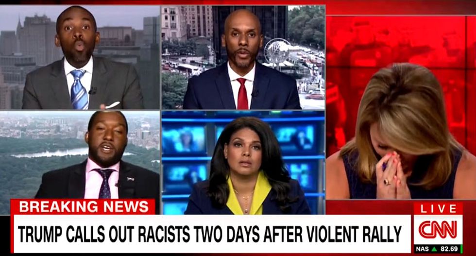 WATCH: CNN panel turns into screaming match after guest questions if Trump surrogate is really black