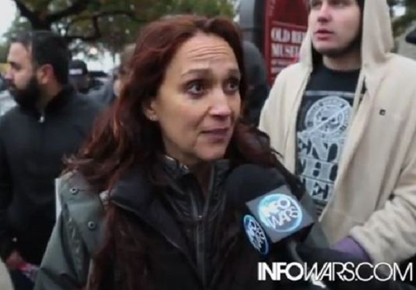 Vivian Kubrick, reclusive daughter of film great Stanley, turns up at anti-government Alex Jones rally