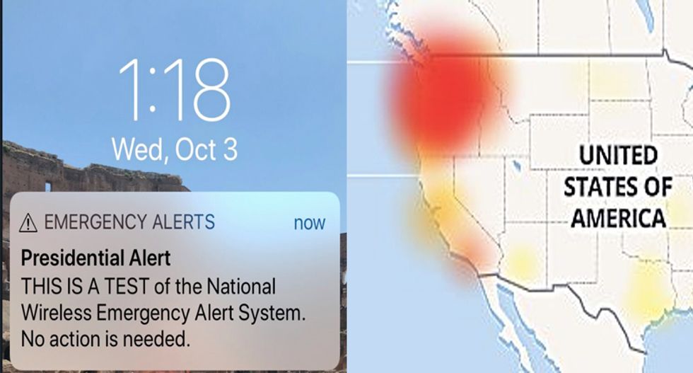 Did Trump's Presidential Alert system break AT&T data all over the Pacific Northwest?