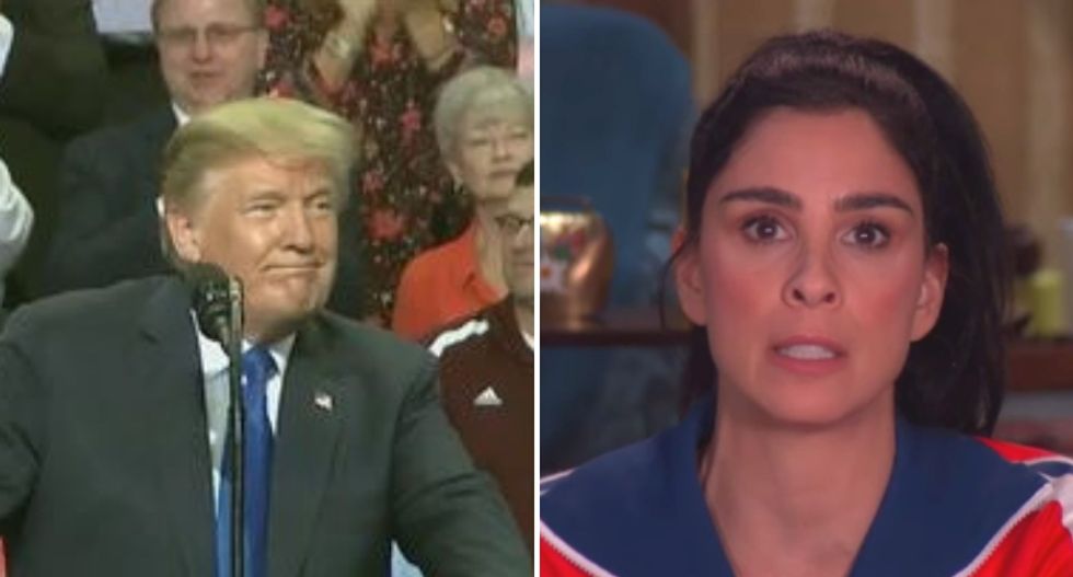Sarah Silverman nails Trump's counterintuitive Ford attack: 'He's building an incredible case for an insanity plea'