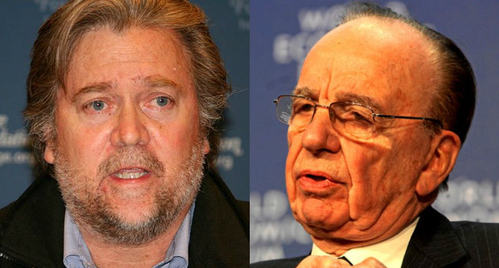 Fox News chairman Rupert Murdoch privately urging Trump to fire Steve Bannon: report